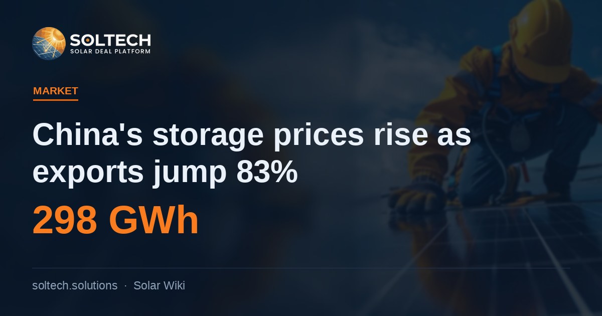 CNESA data on China's H1 2026 energy storage deployments, system prices and overseas orders