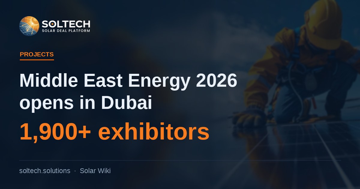 Middle East Energy 2026 opens in Dubai