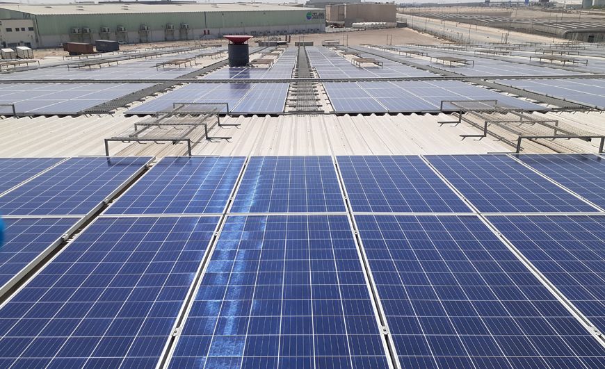Xylem Water Solutions — солнечный проект на крыше в Дубае